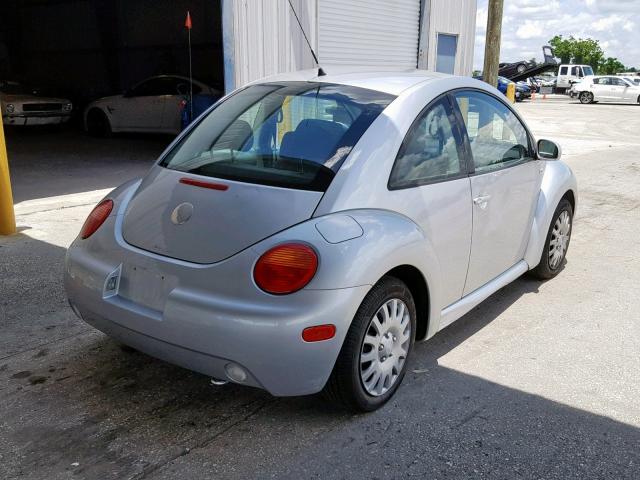 3VWBK21C83M418814 - 2003 VOLKSWAGEN NEW BEETLE Gümüş foto 4