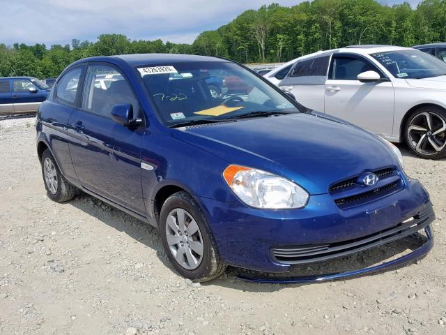 KMHCM3AC7AU184323 - 2010 HYUNDAI ACCENT BLU BLUE photo 1