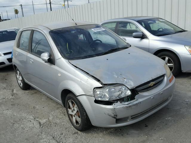 KL1TD666X7B745103 - 2007 CHEVROLET AVEO BASE 银色 照片 1
