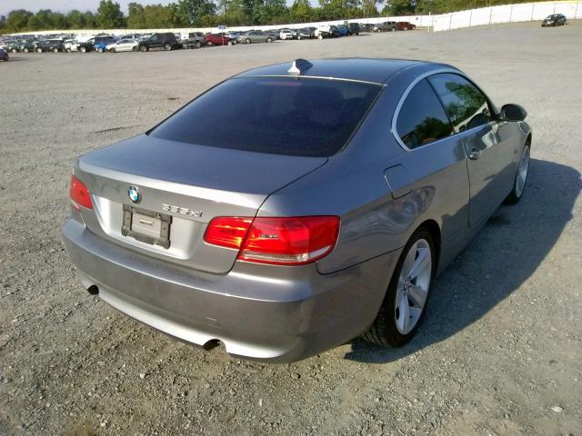 WBAWC73518E063329 - 2008 BMW 335 XI SILVER photo 4