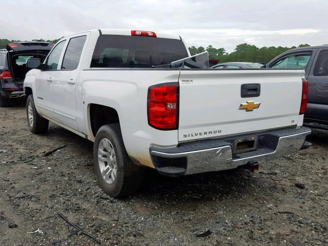 3GCPCREC0HG165325 - 2017 CHEVROLET SILVERADO WHITE photo 3