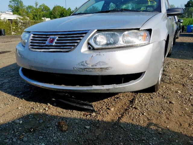 1G8AJ58F47Z198802 - 2007 SATURN ION LEVEL SILVER photo 9