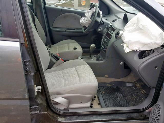 1G8AJ55F77Z198717 - 2007 SATURN ION LEVEL GRAY photo 5
