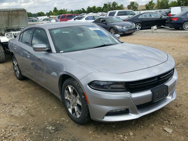 2C3CDXJG4GH188814 - 2016 DODGE CHARGER SX SILVER photo 1