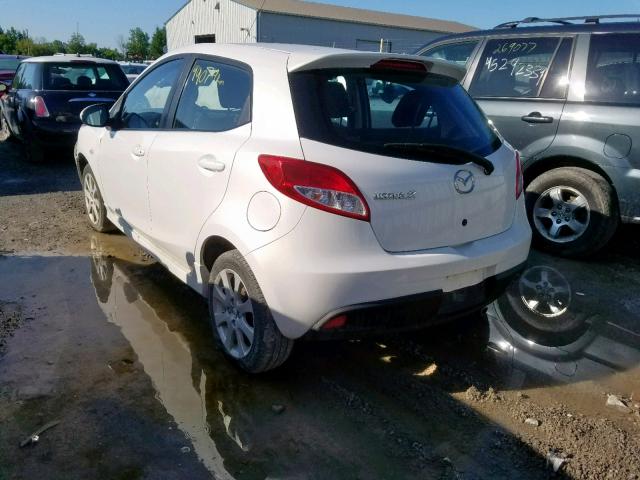 JM1DE1HY7B0102014 - 2011 MAZDA MAZDA2 WHITE photo 3