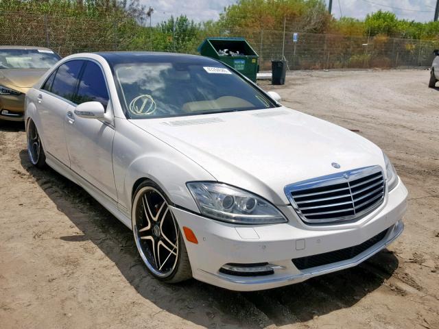 WDDNG71X37A081589 - 2007 MERCEDES-BENZ S 550 WHITE photo 1