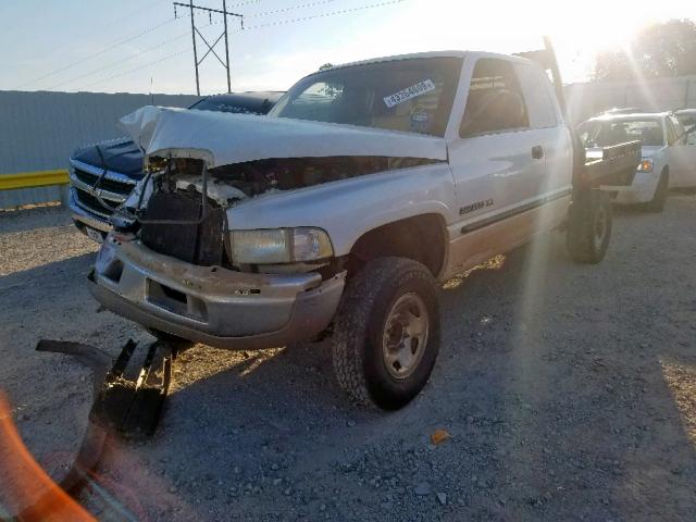 1B7KF23W1XJ641987 - 1999 DODGE RAM 2500 WHITE photo 2