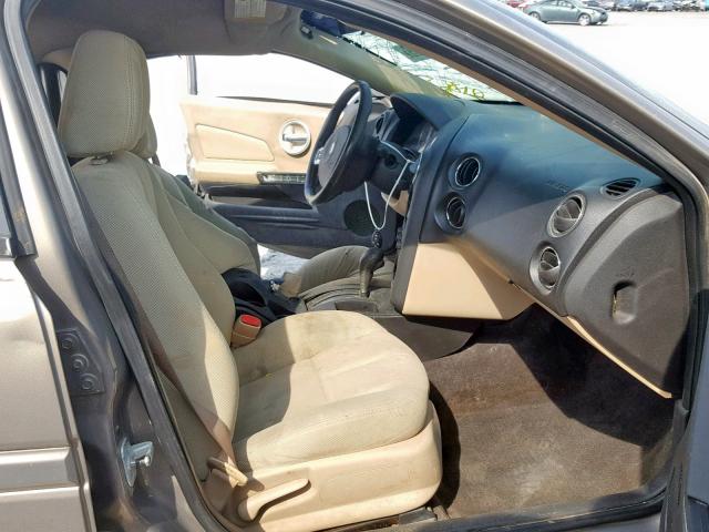 2G2WP552161295396 - 2006 PONTIAC GRAND PRIX TAN photo 5
