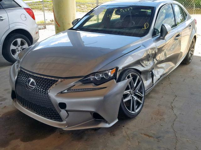 JTHBA1D27G5022824 - 2016 LEXUS IS 200T SILVER photo 2