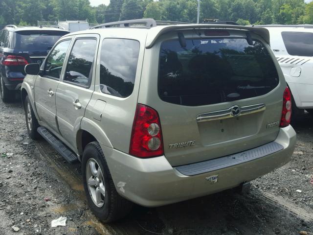 4F2CZ96105KM51108 - 2005 MAZDA TRIBUTE S TAN photo 3