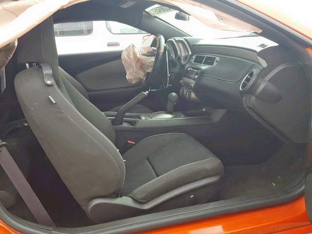 2G1FA1E33C9166161 - 2012 CHEVROLET CAMARO LS ORANGE photo 5