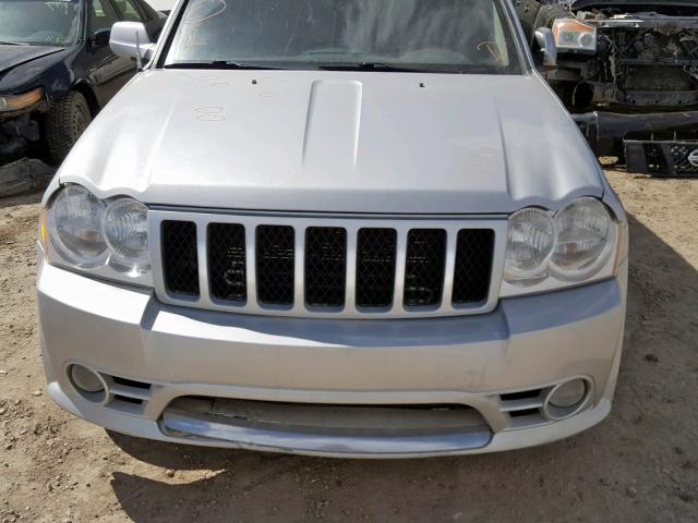 1J8HR78397C558320 - 2007 JEEP GRAND CHER SILVER photo 9