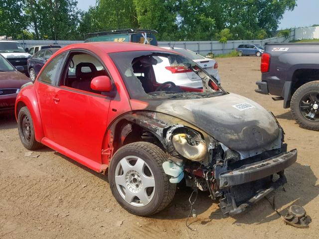 3VWCA21C7XM406358 - 1999 VOLKSWAGEN NEW BEETLE წითელი ფოტო 1