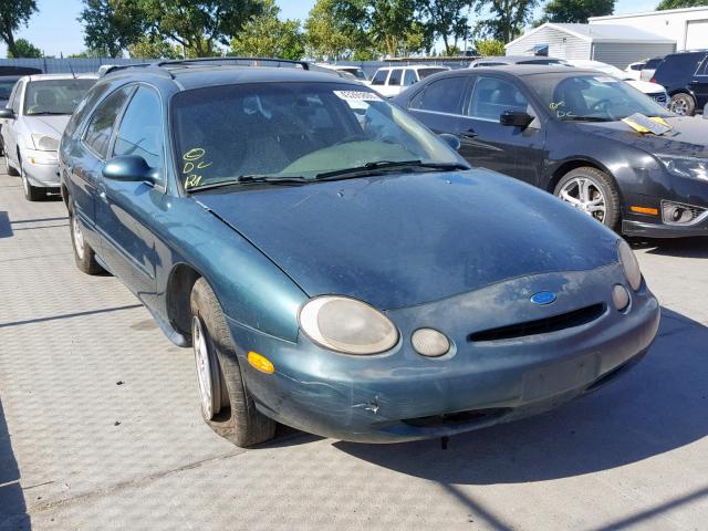 1FALP57U2TG138350 - 1996 FORD TAURUS GL GREEN photo 1