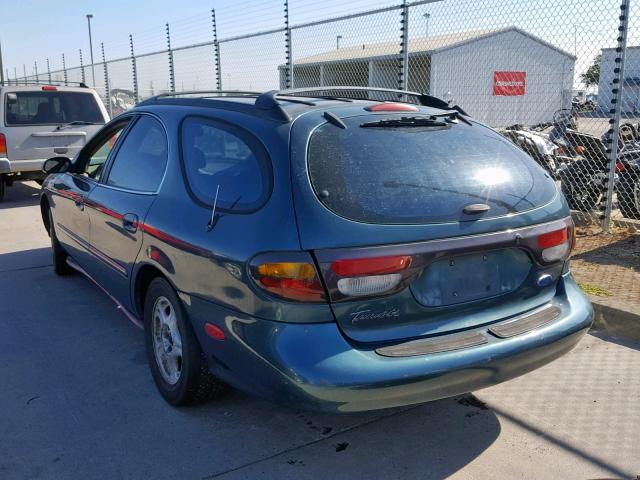 1FALP57U2TG138350 - 1996 FORD TAURUS GL GREEN photo 3