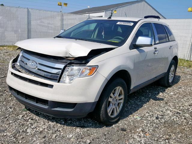 2FMDK3GC7ABB25991 - 2010 FORD EDGE SE WHITE photo 2