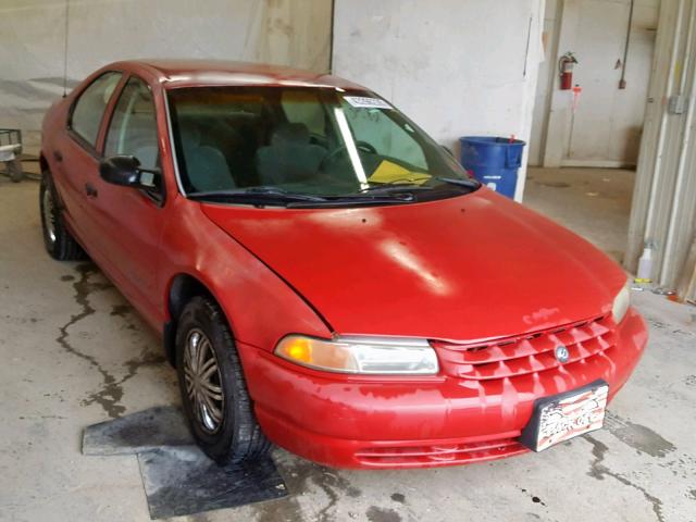 1P3EJ46C3WN240263 - 1998 PLYMOUTH BREEZE BAS RED photo 1