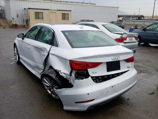 WAUKFGFF2F1034713 - 2015 AUDI A3 PRESTIG WHITE photo 3