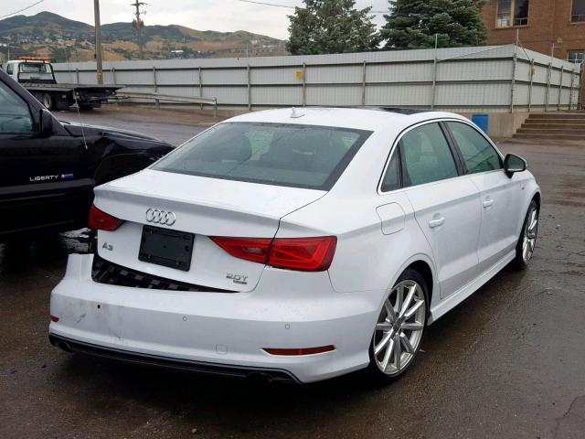 WAUKFGFF2F1034713 - 2015 AUDI A3 PRESTIG WHITE photo 4