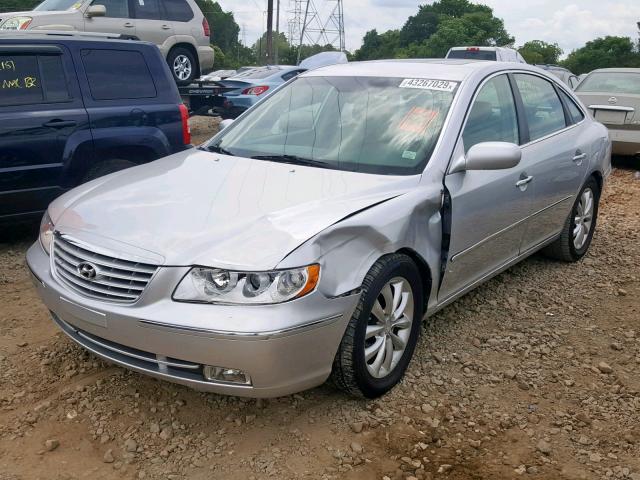 KMHFC46F97A196072 - 2007 HYUNDAI AZERA SE SILVER photo 2