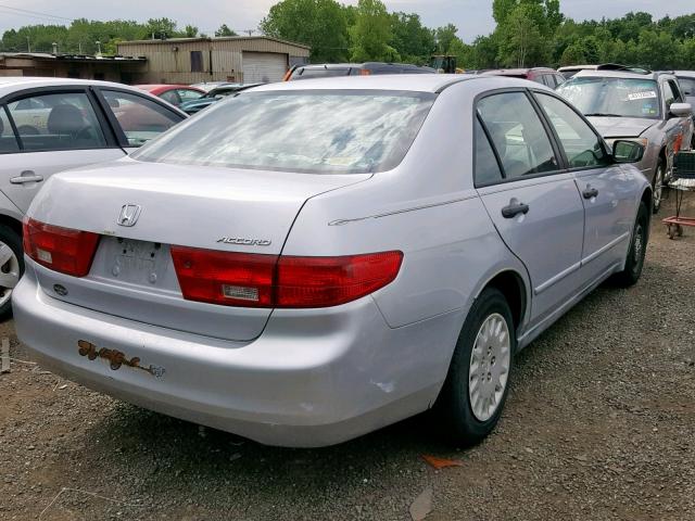 1HGCM56105A188522 - 2005 HONDA ACCORD DX SILVER photo 4