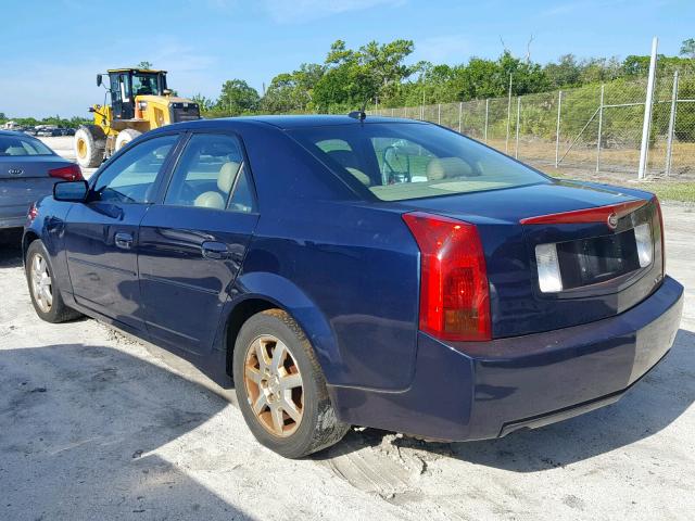 1G6DP577170107939 - 2007 CADILLAC CTS HI FEA BLUE photo 3