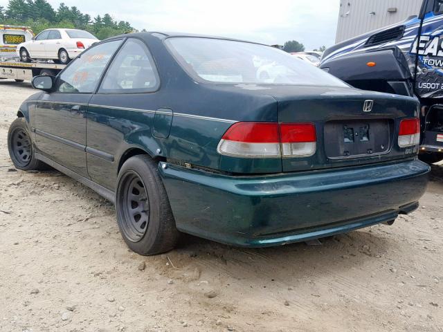 1HGEJ6125YL062933 - 2000 HONDA CIVIC DX GREEN photo 3