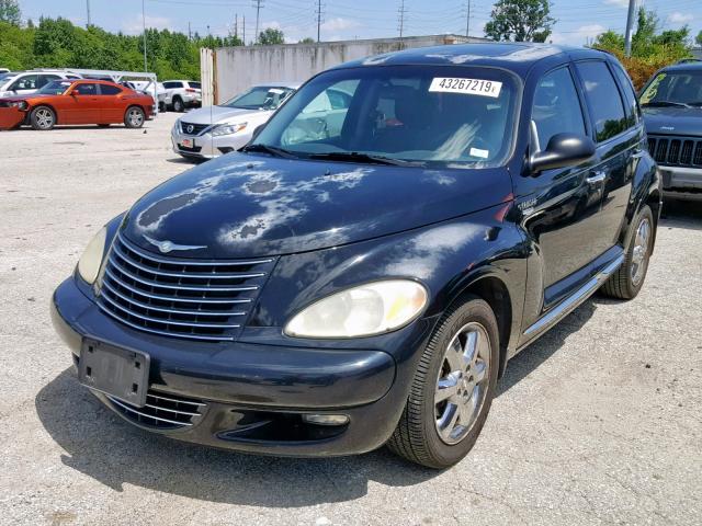 3C8FY68874T230495 - 2004 CHRYSLER PT CRUISER BLACK photo 2