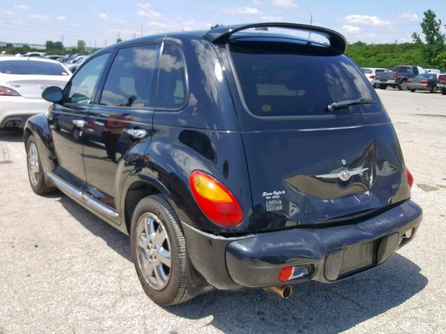 3C8FY68874T230495 - 2004 CHRYSLER PT CRUISER BLACK photo 3