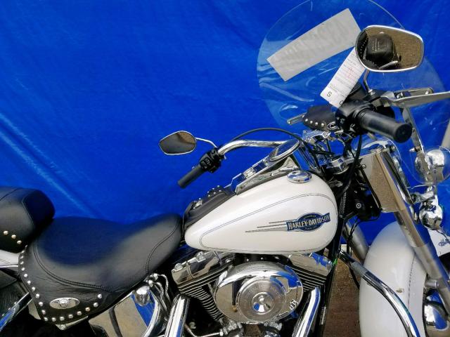 1HD1BWB195Y020617 - 2005 HARLEY-DAVIDSON FLSTCI WHITE photo 5