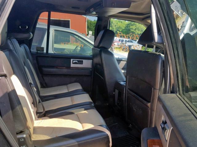 1FMFU18568LA83315 - 2008 FORD EXPEDITION BLACK photo 6