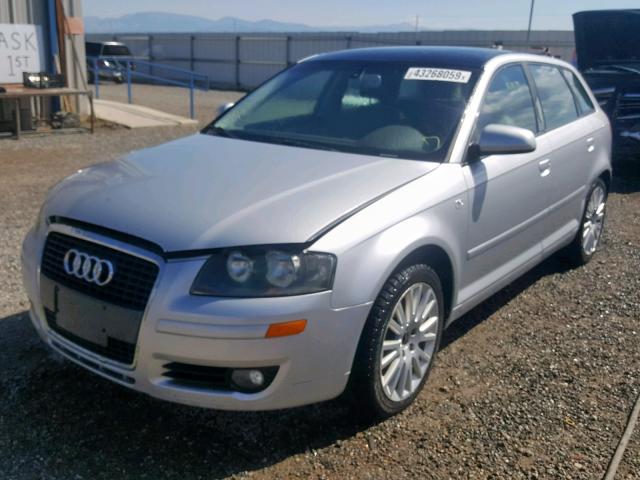 WAUNF78PX6A057594 - 2006 AUDI A3 2.0 PRE SILVER photo 2