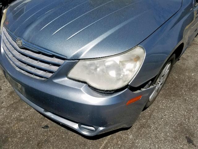 1C3LC46K38N225794 - 2008 CHRYSLER SEBRING LX GREEN photo 9