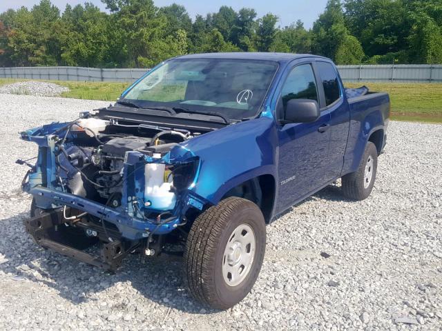 1GCHSBEA5K1227207 - 2019 CHEVROLET COLORADO BLUE photo 2