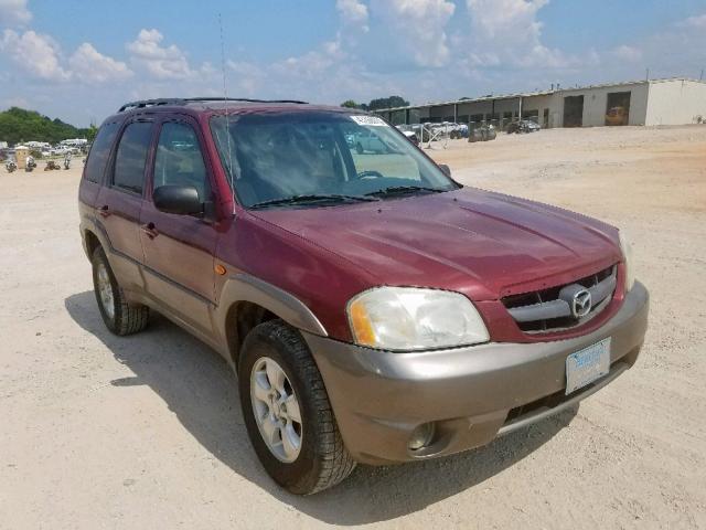 4F2YZ04174KM09960 - 2004 MAZDA TRIBUTE LX MAROON photo 1