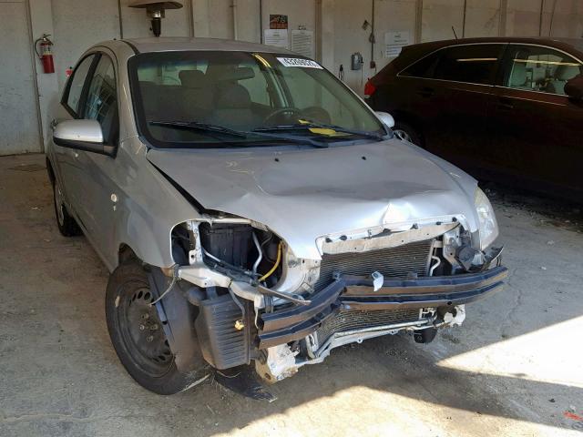 KL1TD56678B072637 - 2008 CHEVROLET AVEO BASE ვერცხლისფერი ფოტო 1