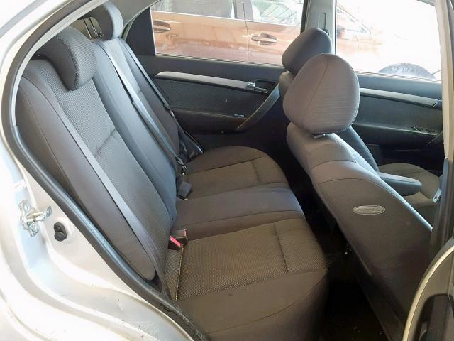KL1TD56678B072637 - 2008 CHEVROLET AVEO BASE ვერცხლისფერი ფოტო 6