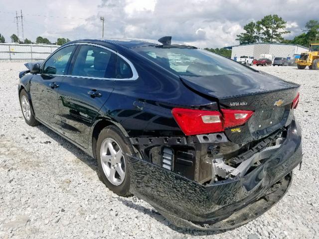 1G1ZB5ST9JF218838 - 2018 CHEVROLET MALIBU LS BLACK photo 3