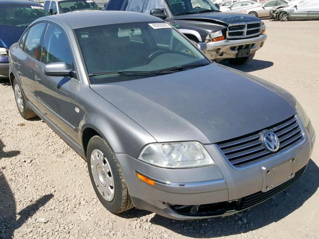 WVWMD63B13P397624 - 2003 VOLKSWAGEN PASSAT GL GRAY photo 1