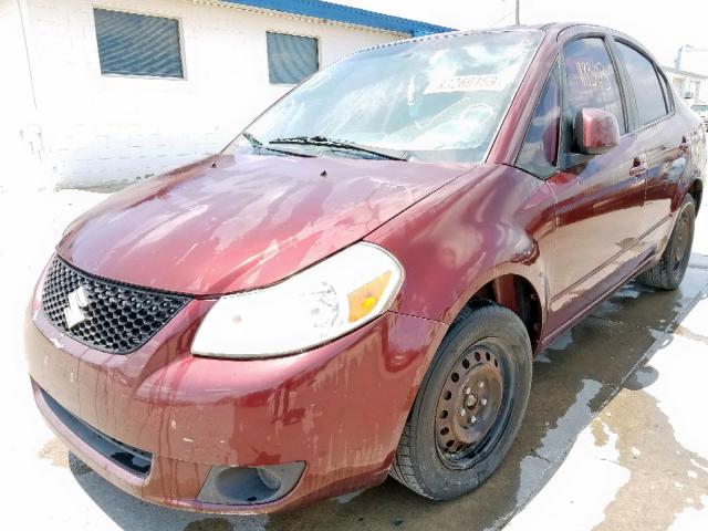 JS2YC412885103625 - 2008 SUZUKI SX4 BURGUNDY photo 2