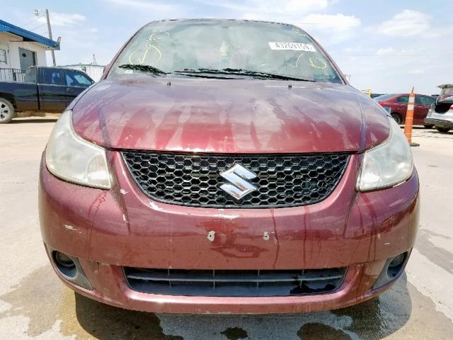 JS2YC412885103625 - 2008 SUZUKI SX4 BURGUNDY photo 9