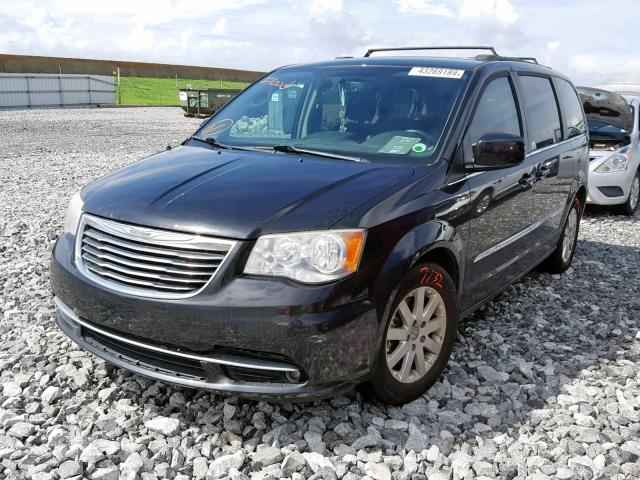 2C4RC1BG6ER368372 - 2014 CHRYSLER TOWN & COU BLACK photo 2