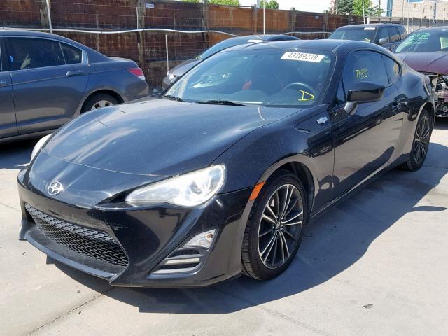 JF1ZNAA16D1727414 - 2013 TOYOTA SCION FR-S BLACK photo 2