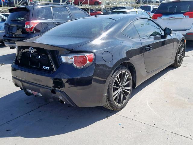 JF1ZNAA16D1727414 - 2013 TOYOTA SCION FR-S BLACK photo 4