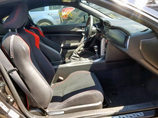 JF1ZNAA16D1727414 - 2013 TOYOTA SCION FR-S BLACK photo 5