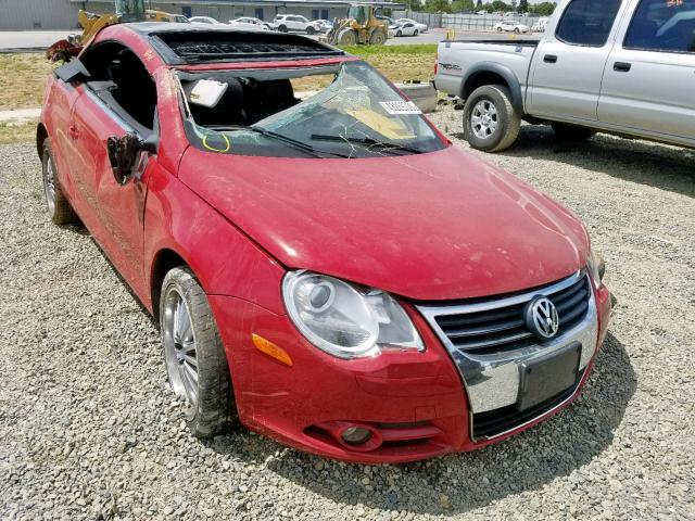 WVWAA71F87V045701 - 2007 VOLKSWAGEN EOS BASE RED photo 1