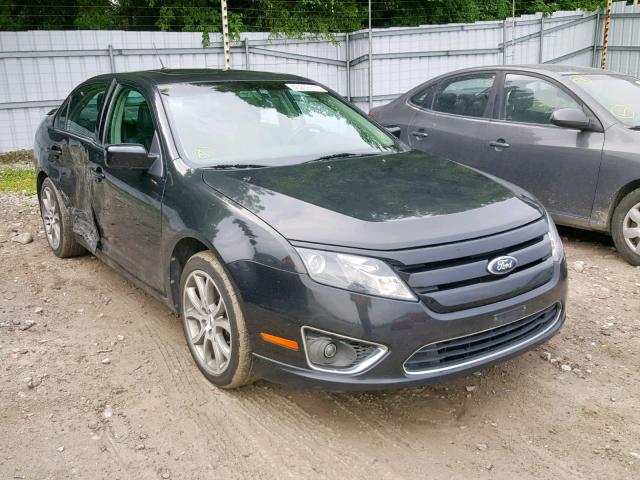 3FAHP0CG0CR383990 - 2012 FORD FUSION SEL BLACK photo 1