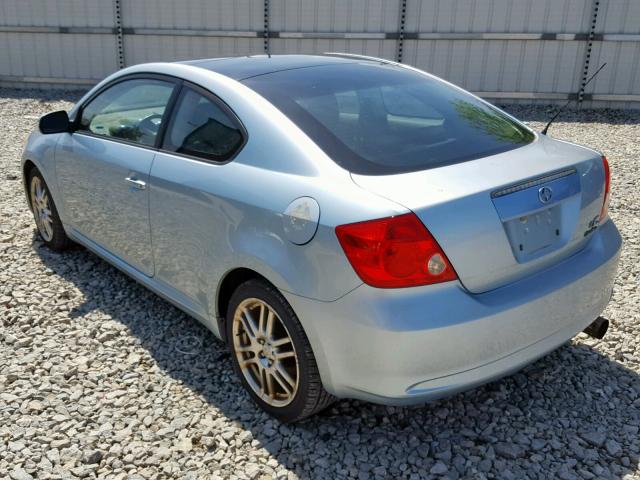 JTKDE177750028387 - 2005 TOYOTA SCION TC ლურჯი ფოტო 3