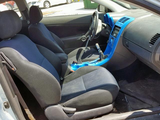 JTKDE177750028387 - 2005 TOYOTA SCION TC ლურჯი ფოტო 5