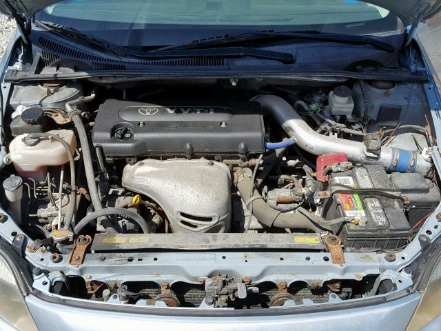 JTKDE177750028387 - 2005 TOYOTA SCION TC ლურჯი ფოტო 7